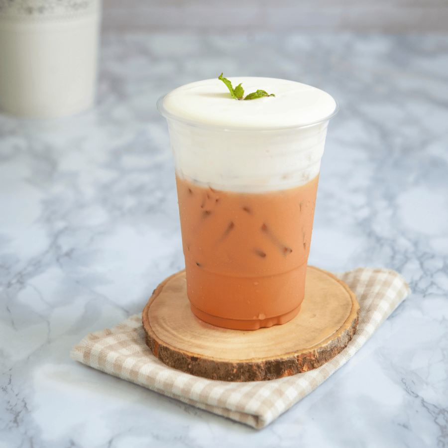 Thai Tea Cheese Foam yang lagi viral